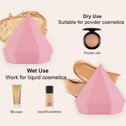 Bronson Professional Pink Diamond Beauty Blender Makeup Sponge