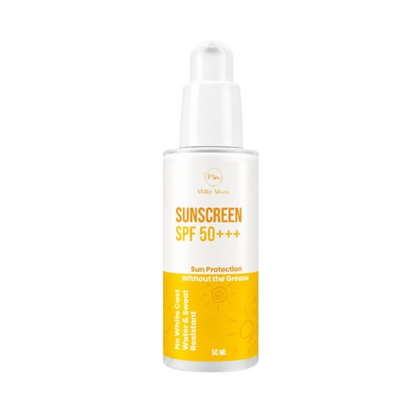 Milky Moon Sunscreen For Oily Skin Spf 50 Pa+++ Lightweight & Non-Greasy