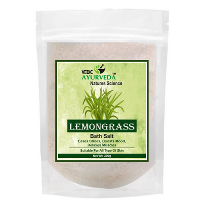 VedicAyurveda Dead Sea Salt and Lemongrass Bath Salt