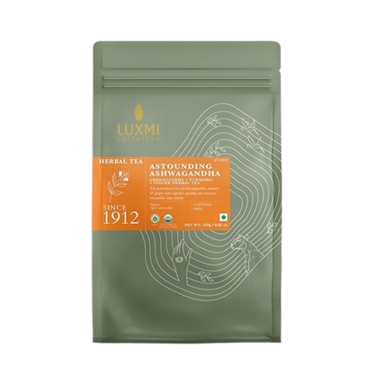Luxmi Estates Astounding Ashwagandha  Certified Organic Herbal Infusion