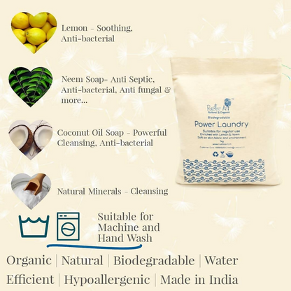 Rustic Art Biodegradable Power Laundry Detergent Powder