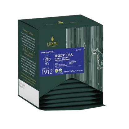 Luxmi Estates Holy Tea Tin - Tulsi Herbal Infusion