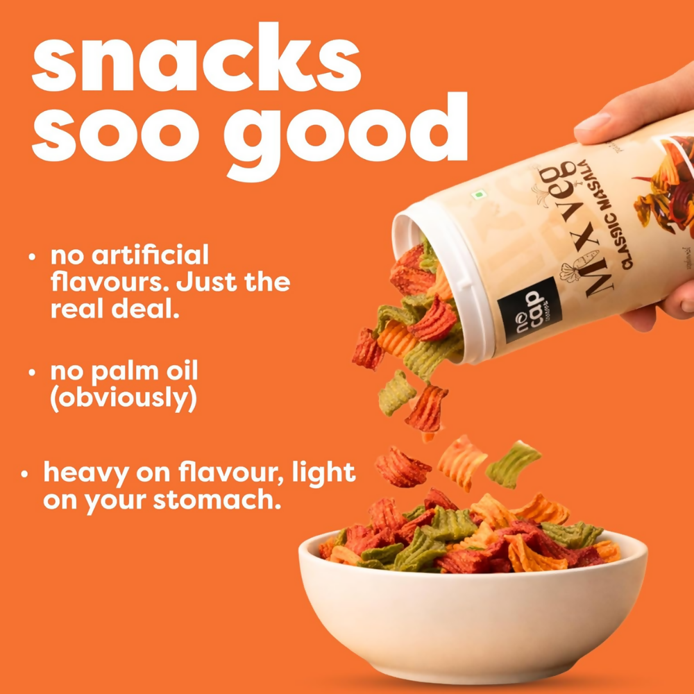 Nocap foods Zero Guilt Healthy Mix Chips - Classic Masala