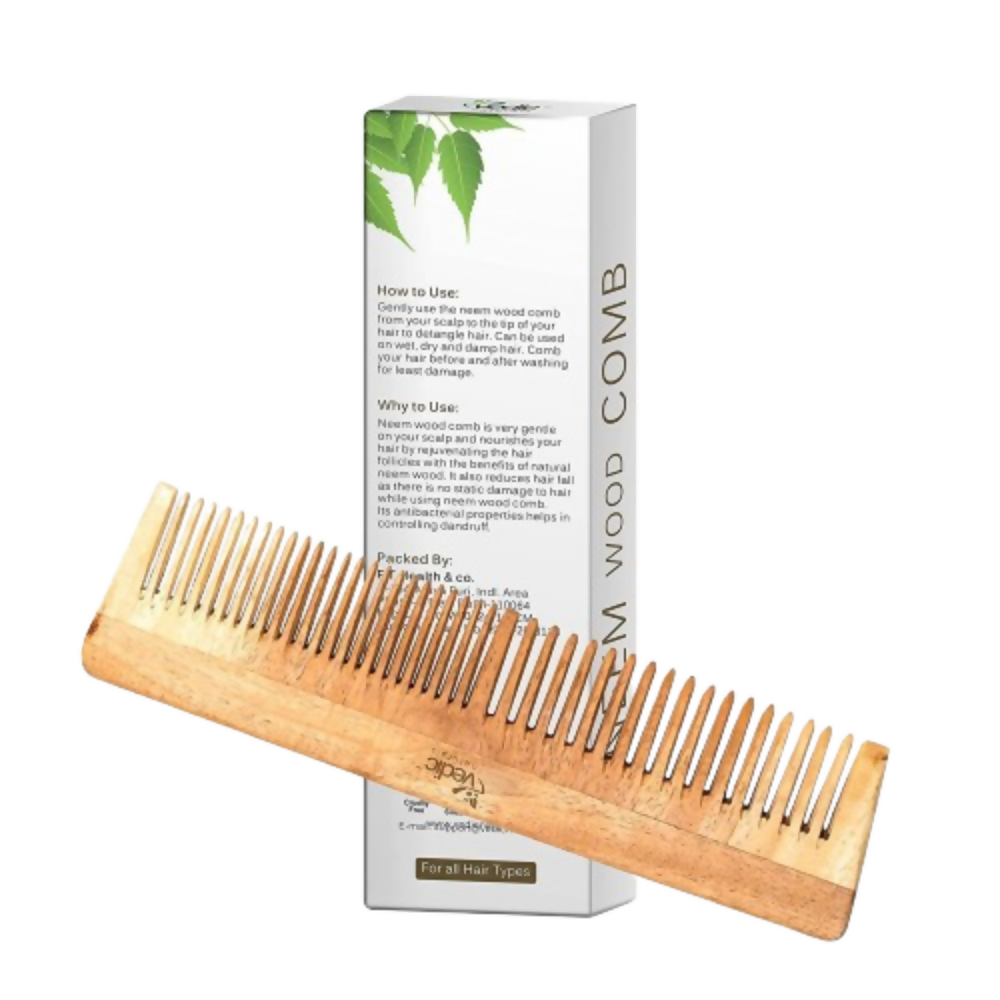 Vedic Naturals Neem Wood Comb