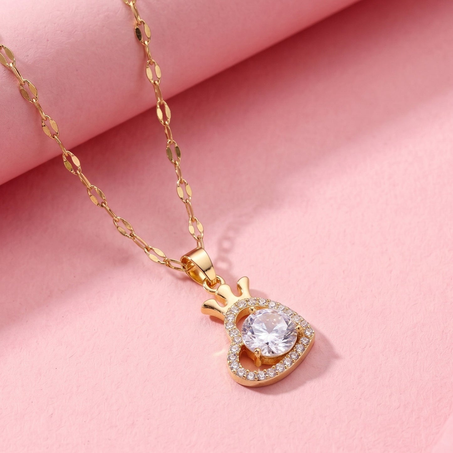 Mira Heart Crystal Pendant