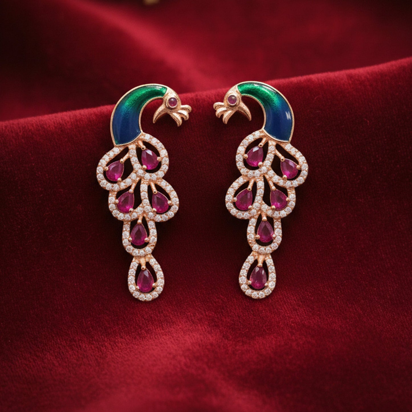 Alankara – Morbagh Ruby Drop Earrings