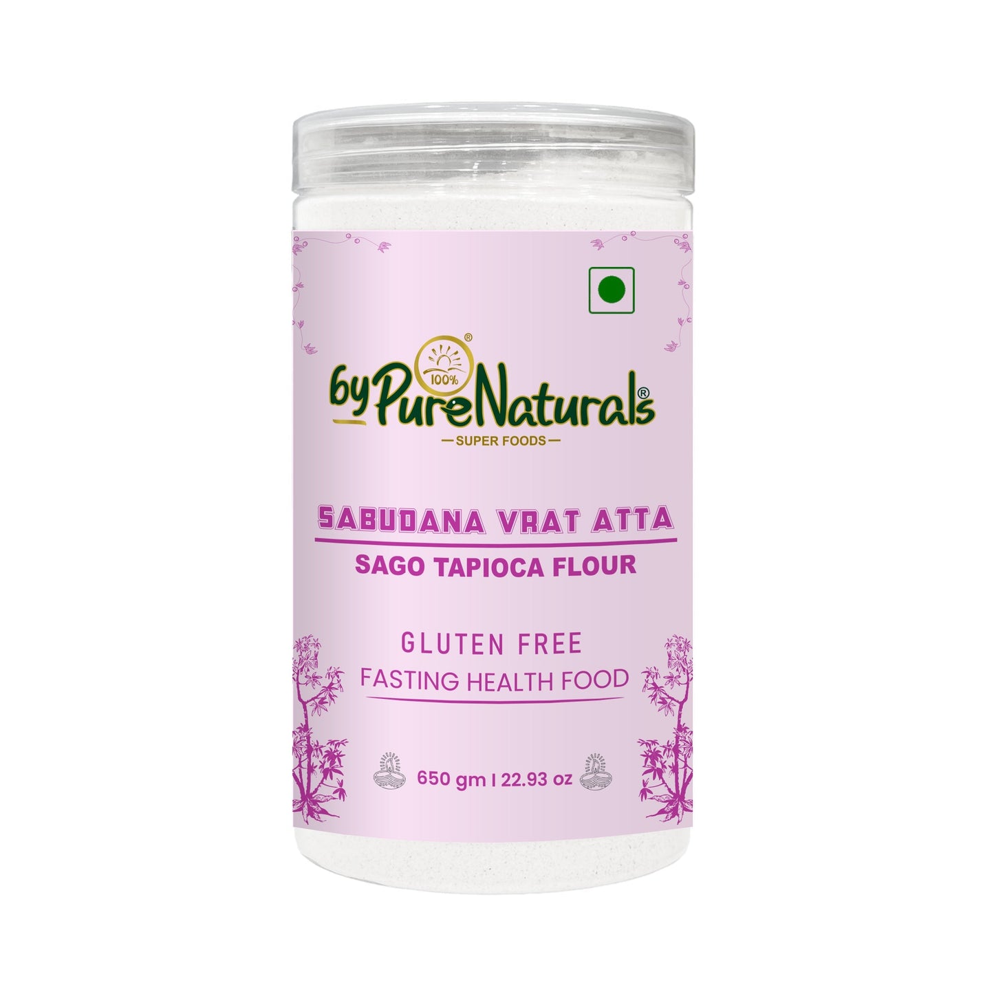 byPureNaturals Sabudana Vrat Atta (Sago Tapioca Flour)