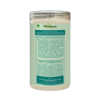 byPureNaturals Mattra Chikpeas Atta (Garbanzo Bean Flour)