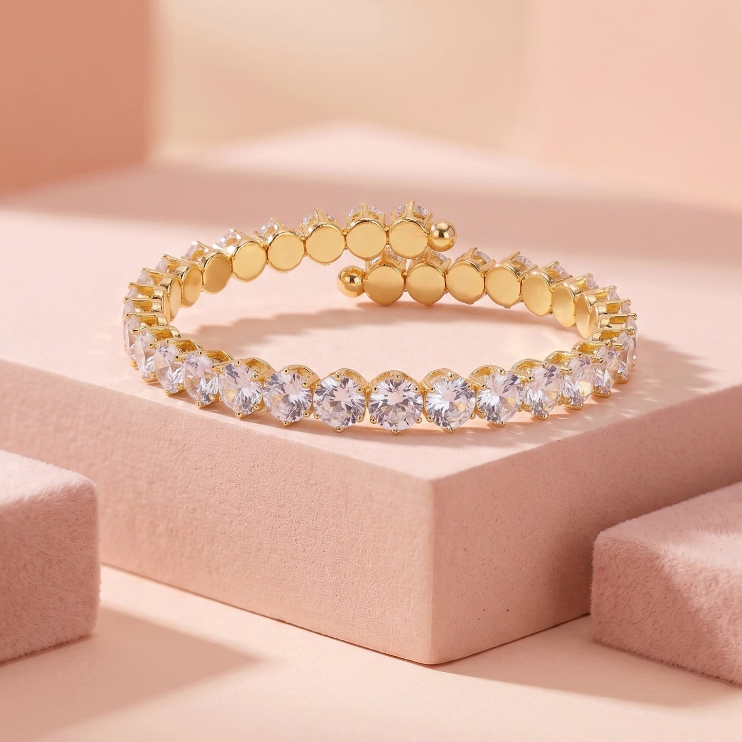 Ziya Premium Crystal Cuff Bracelet