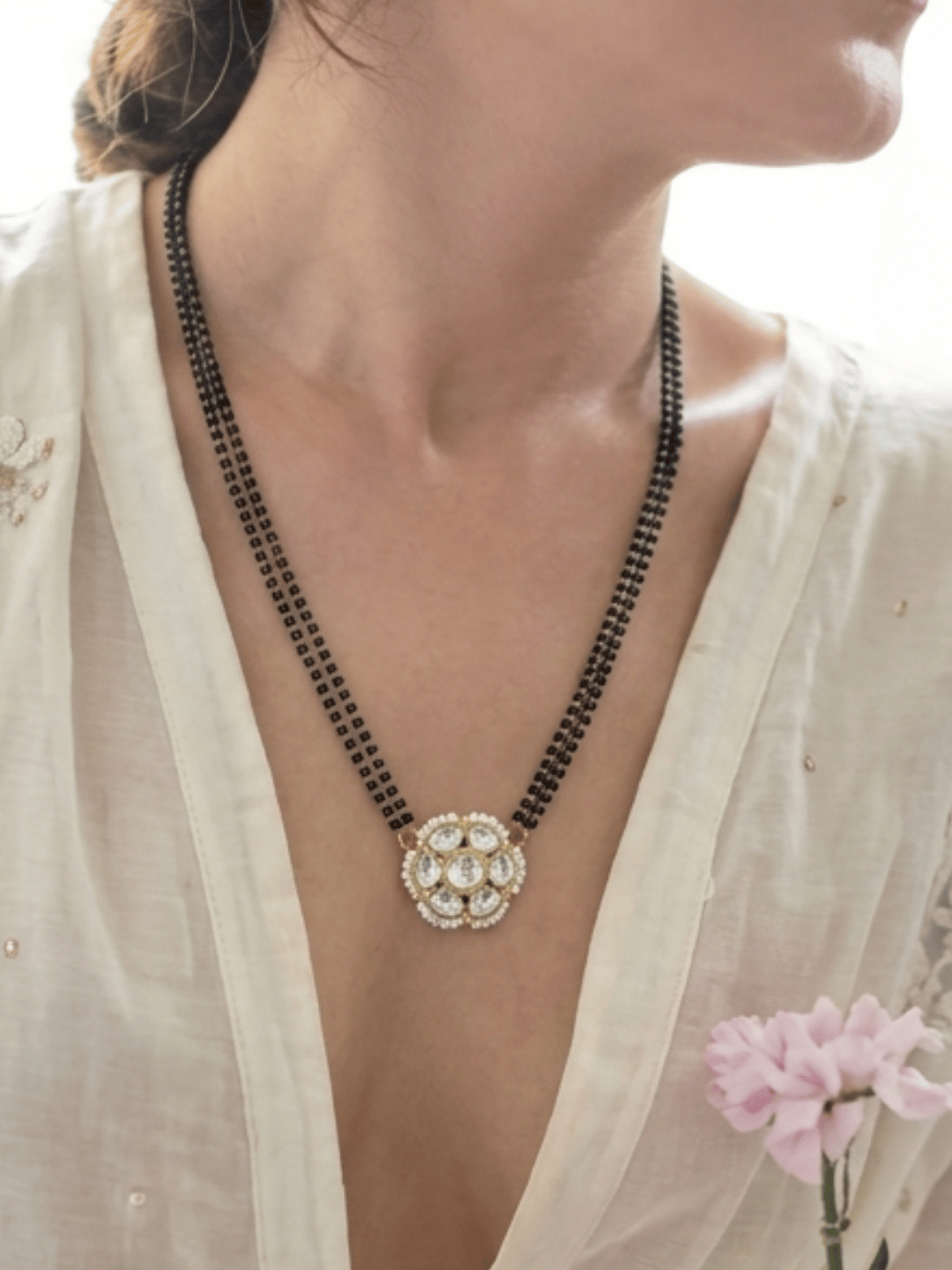 Floral Elegance Mangalsutra