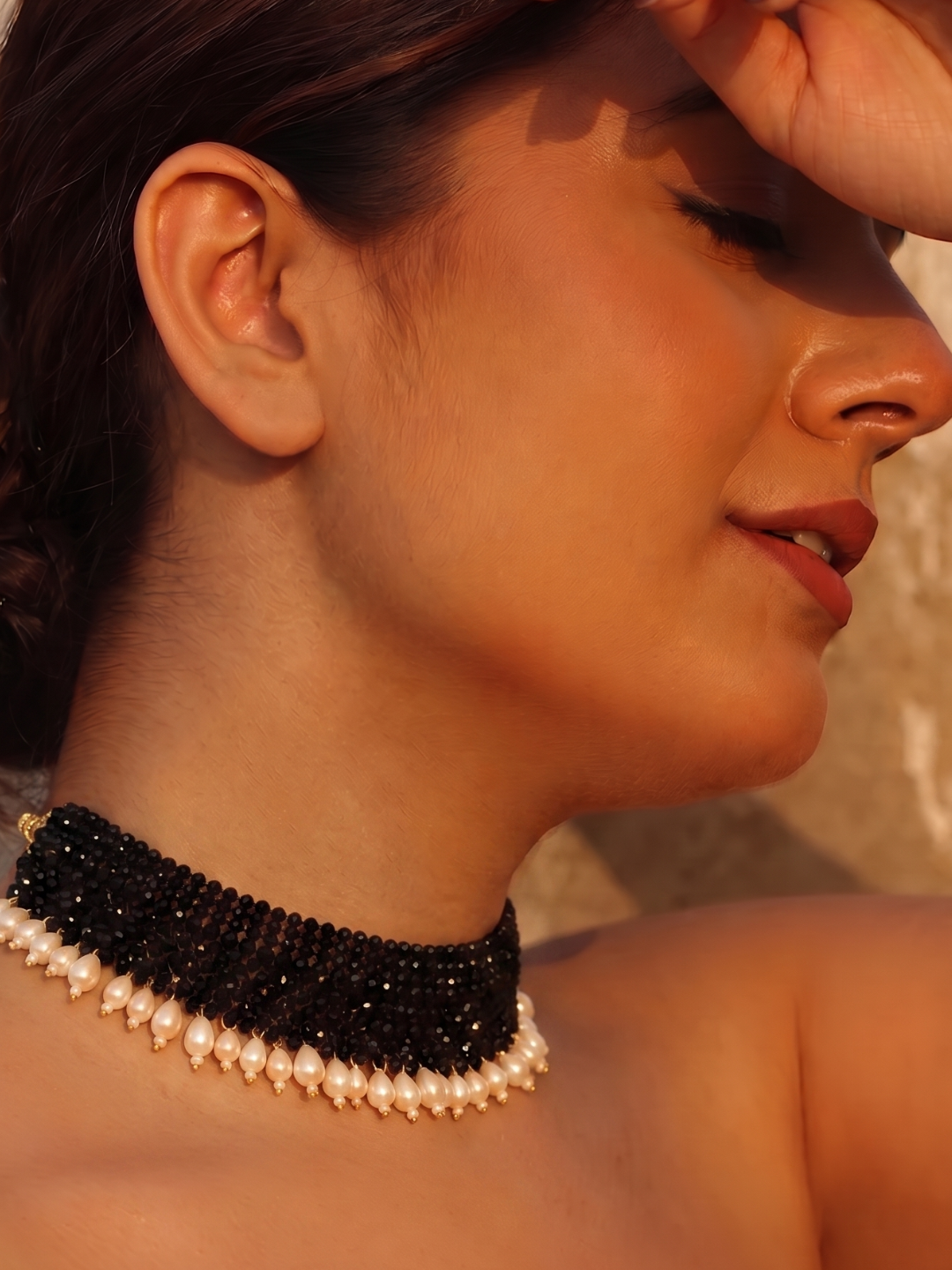 Noir Weave Onex Necklace