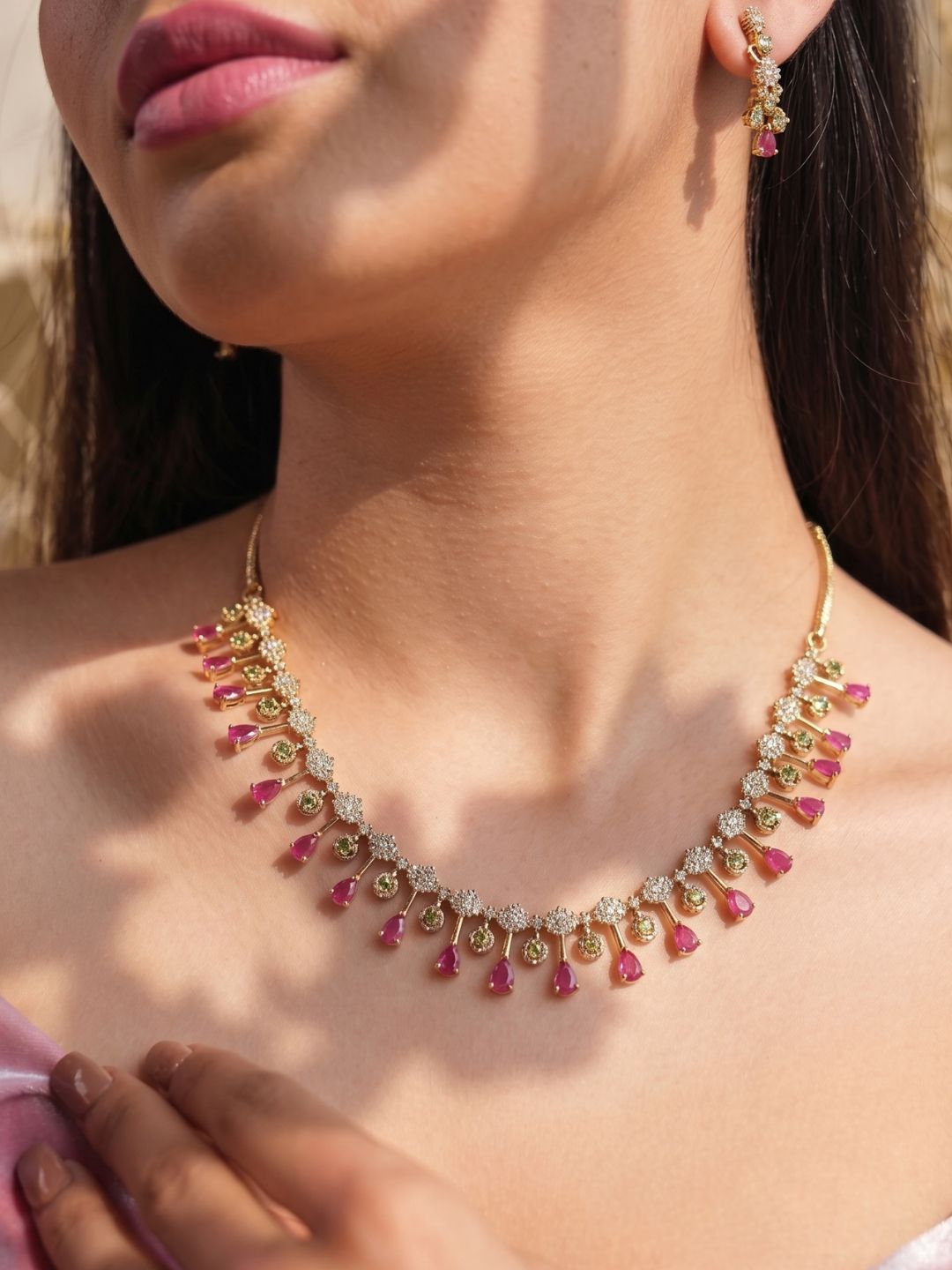 Resplendent Royalty necklace set