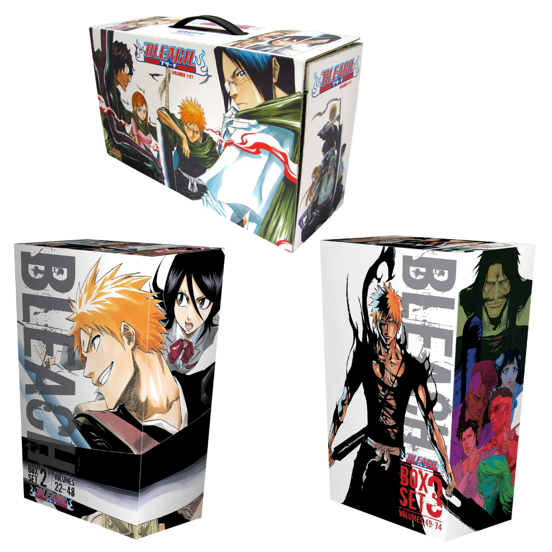 Bleach Complete Manga Box Set Collection (Box Sets 1–3) – Volumes 1–74 by Tite Kubo