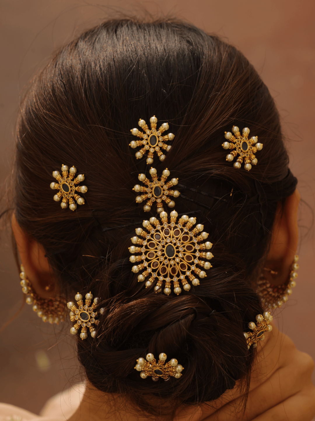 The Tara Mandala Hair Pin Set