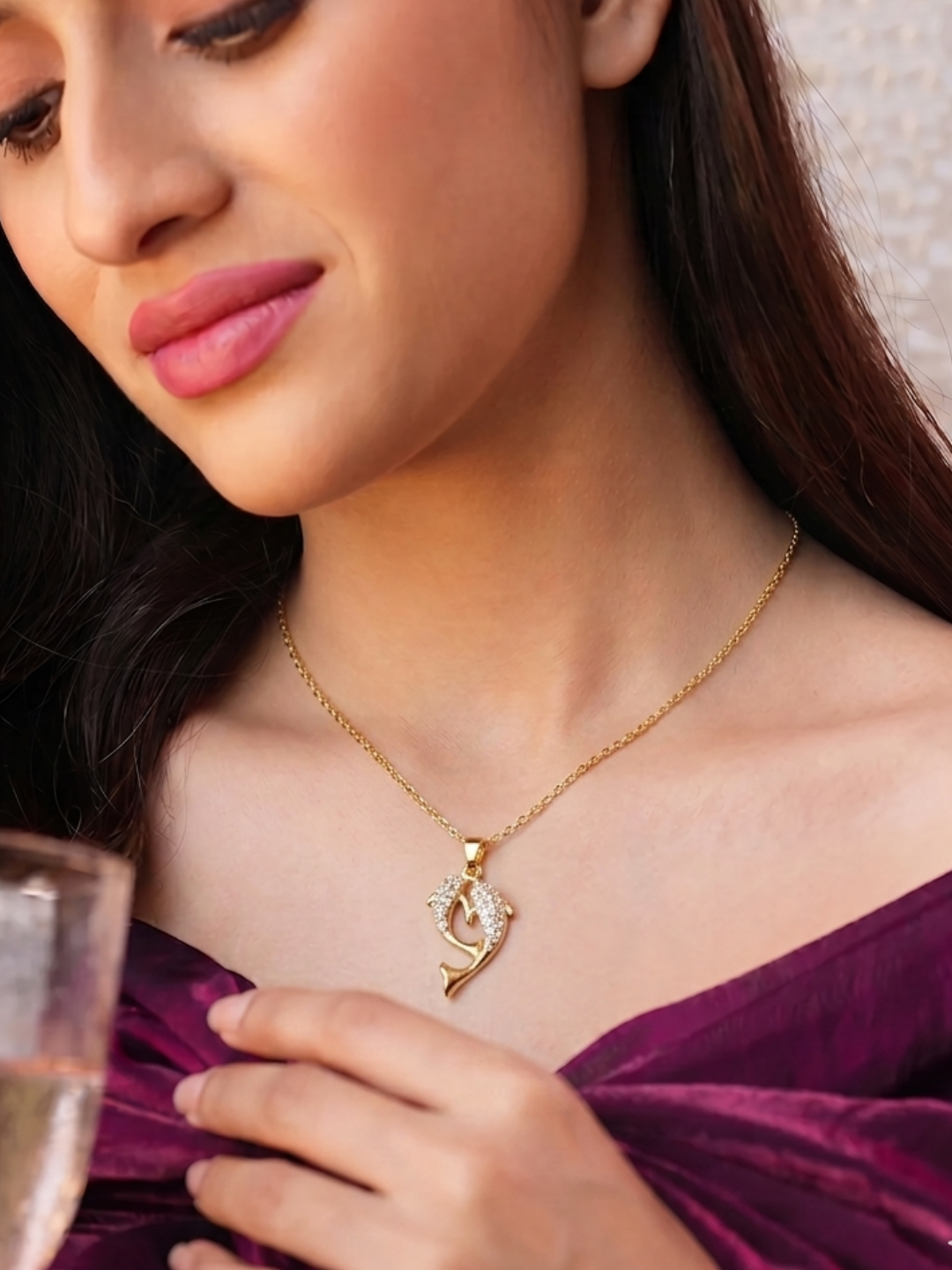 Lumi Fish Pendant Necklace