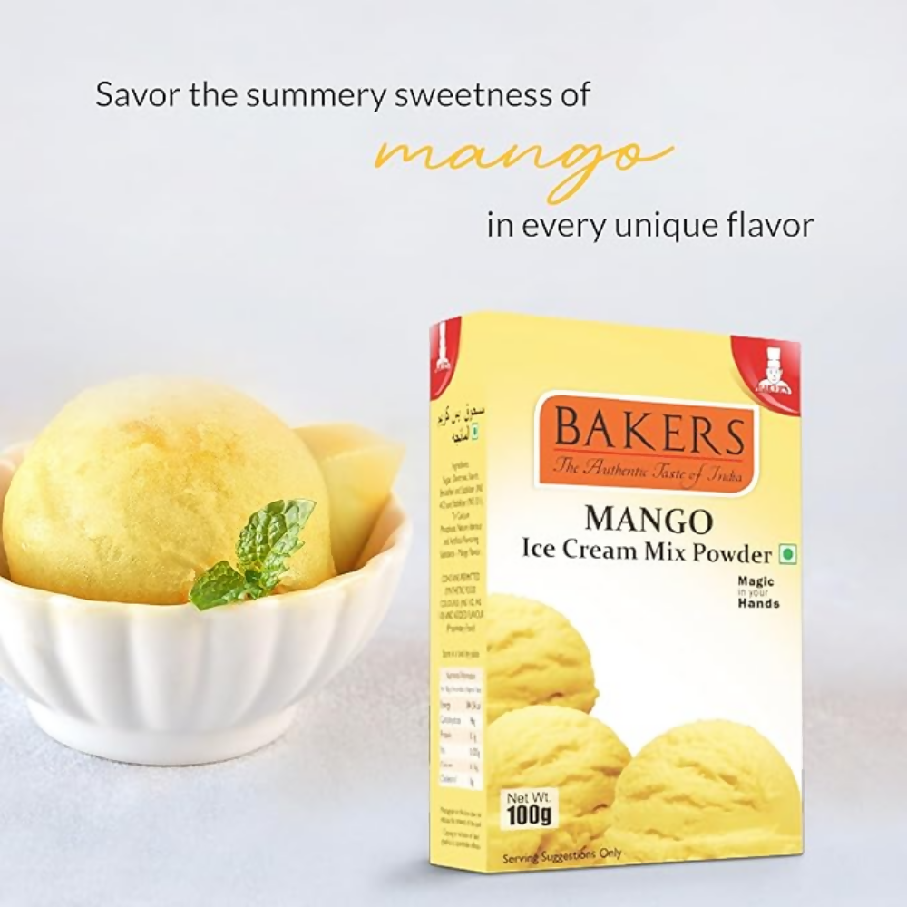 BAKERS Mango Ice Cream Mix Powder