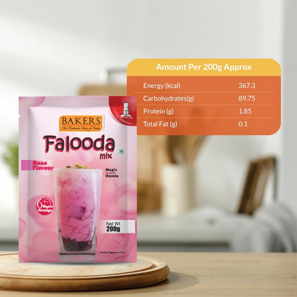 BAKERS Rose Flavored Falooda Mix