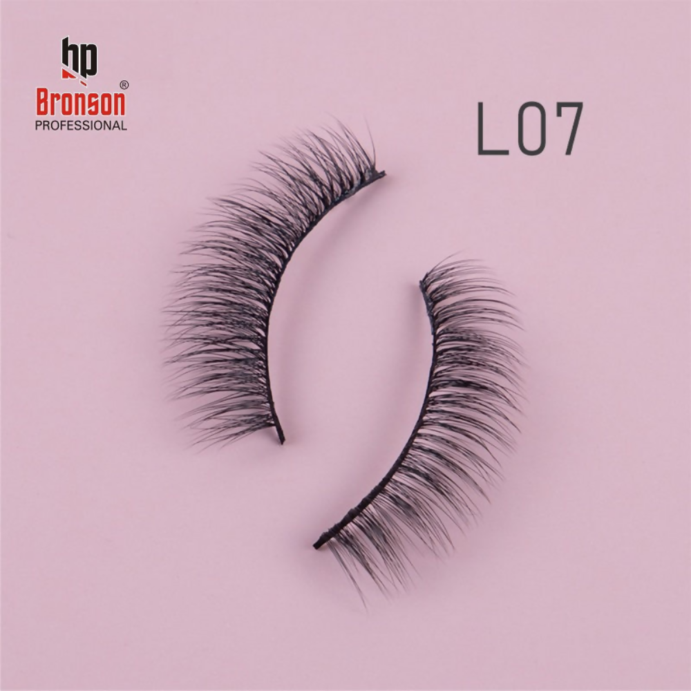 Bronson Professional Eyelash Set 3d False Long And Natural Eye Makeup - L07