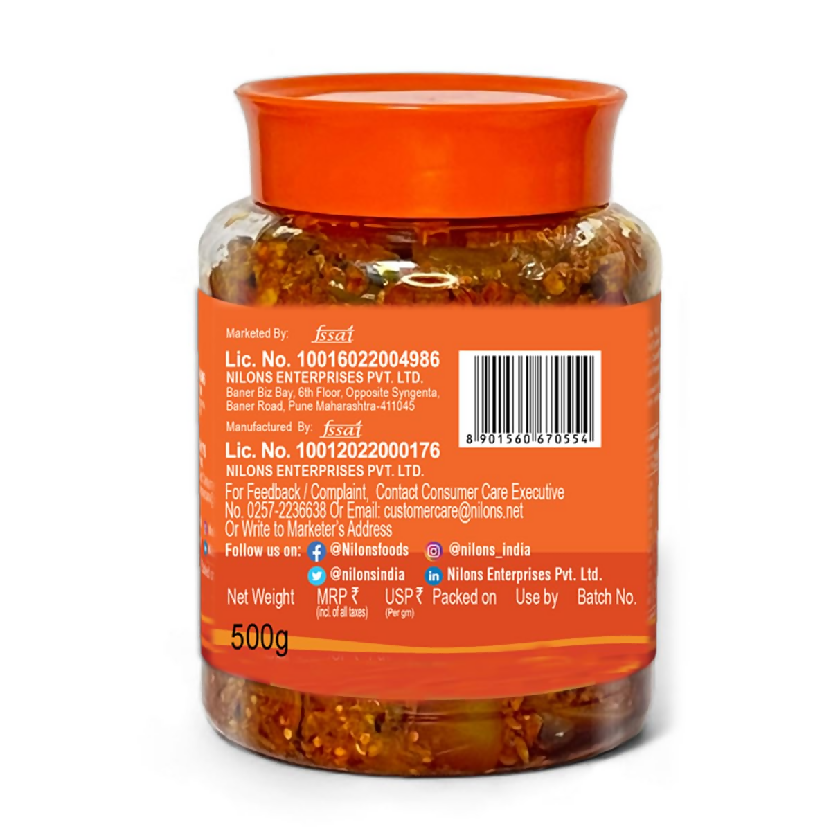 Nilon's Uttam Pradesh Mango Pickle