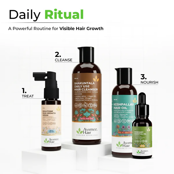 Avimee Herbal Rosemary Essential Hair Oil with Vitamin E & Nansyl