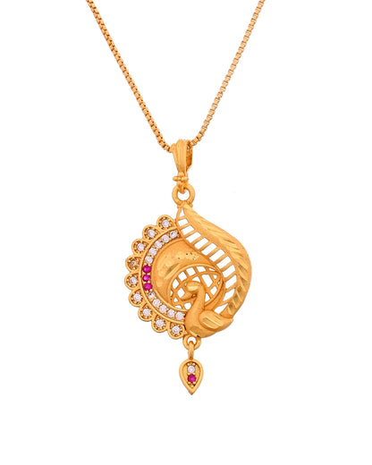 VOJ Gold Plated Elegant Design Chain Set
