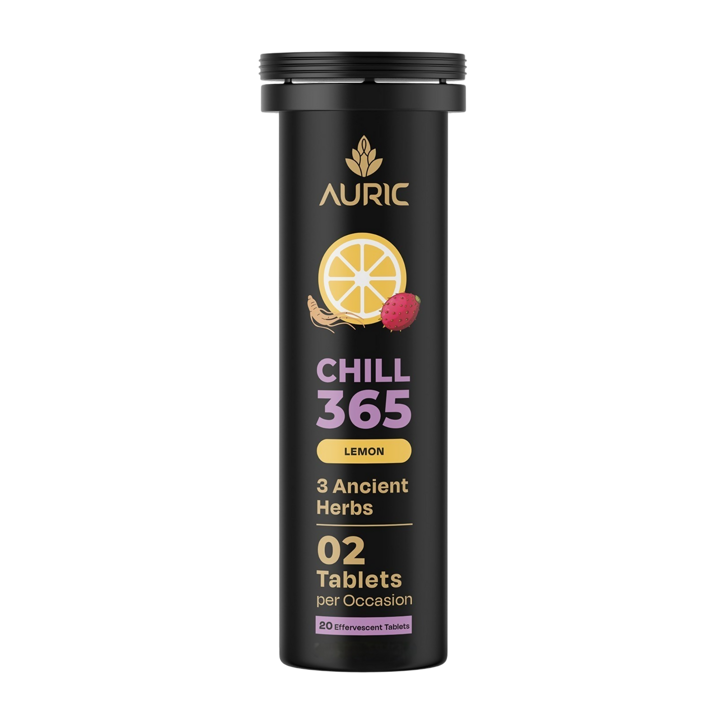 Auric Chill 365 Tablets | Lemon Flavour