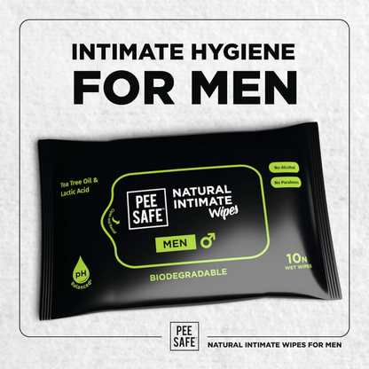 Pee Safe Intimate Wash & Intimate Wipes for Men