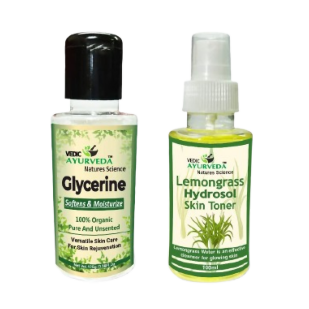 VedicAyurveda Glycerine With Lemongrass Hydrosol Skin Toner