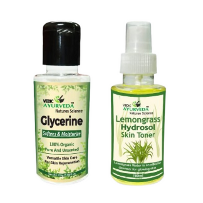 VedicAyurveda Glycerine With Lemongrass Hydrosol Skin Toner