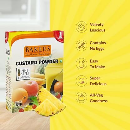 BAKERS Custard Powder - pineapple