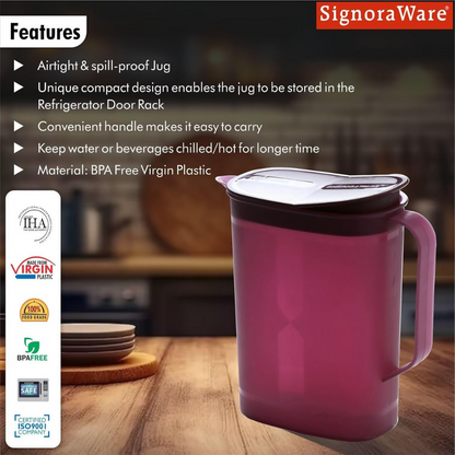 Signoraware Ocean BPA free plastic Water Storage Jug
