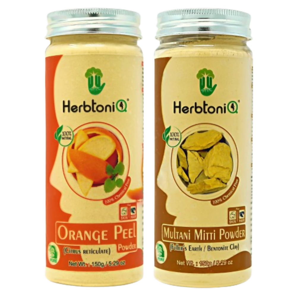Herbtoniq Orange Peel and Multani Mitti Powder