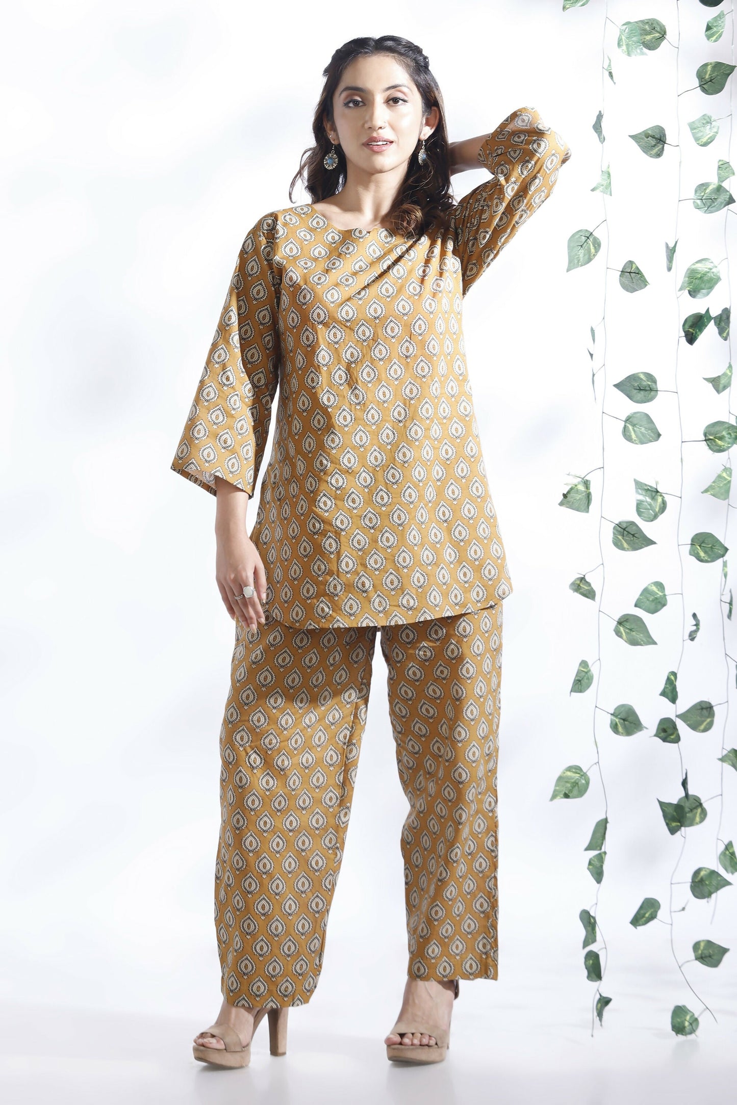 Breathables Yellow Butta Cotton Co-Ord Set