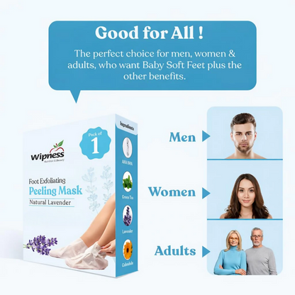 Wipness Natural Foot Peeling & Exfoliating Foot Mask