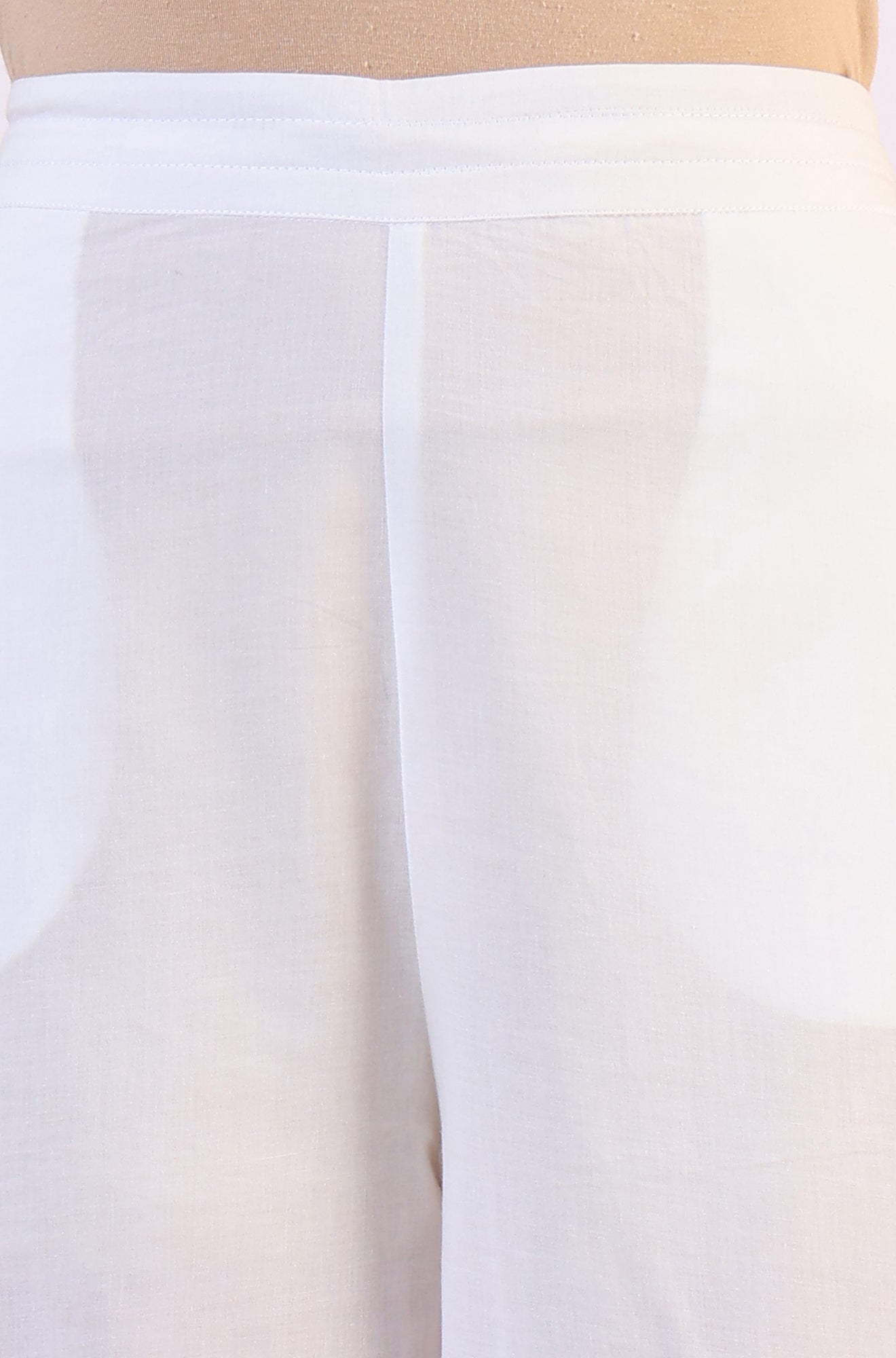W for Woman Solid Pure Cotton Parallel Pants
