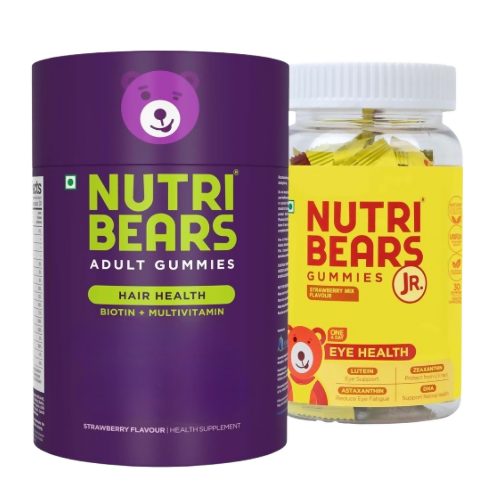 NutriBears Kids Eye Health and Biotin Hair Gummies