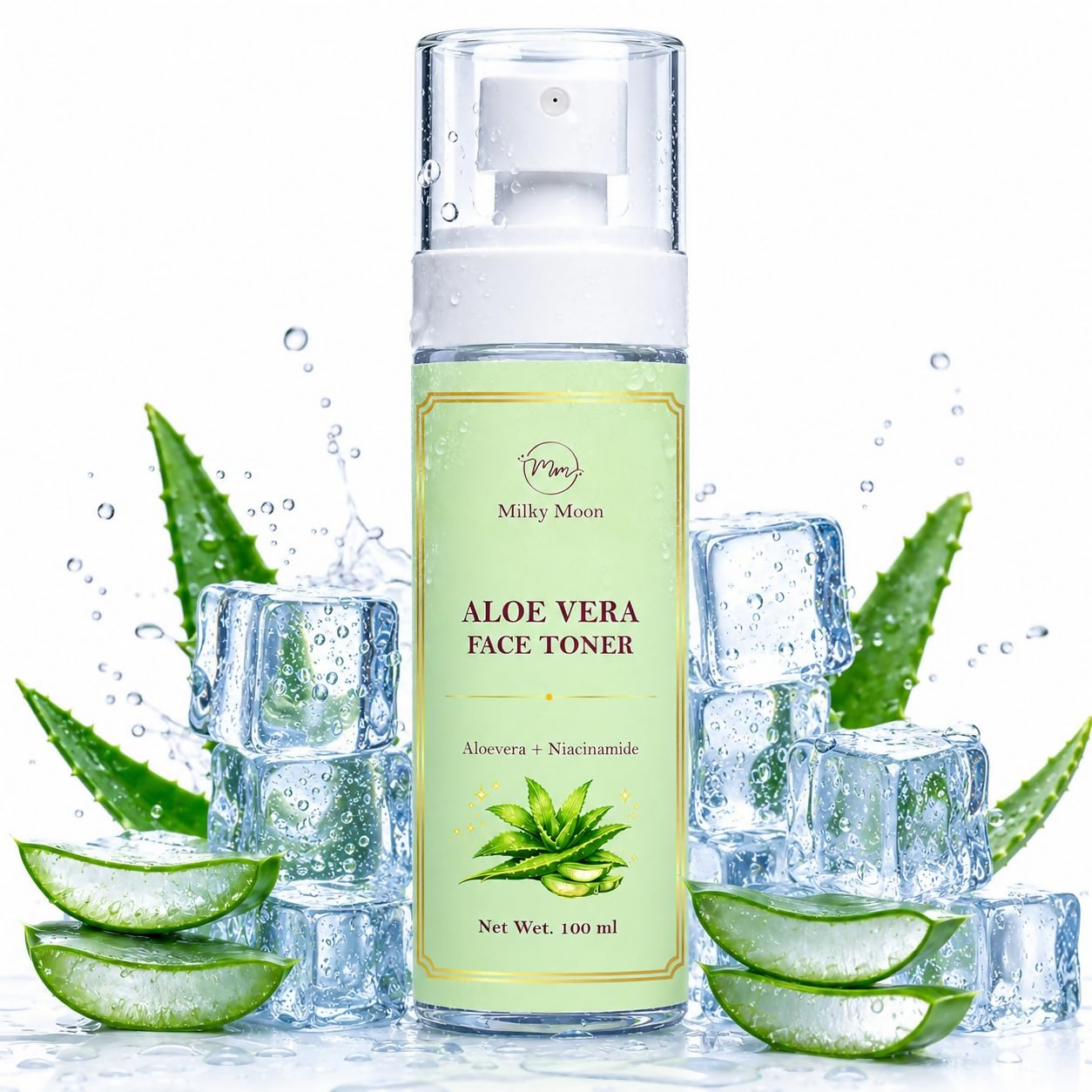 Milky Moon Aloe Vera Toner Instant Cooling & Hydrating Face Toner