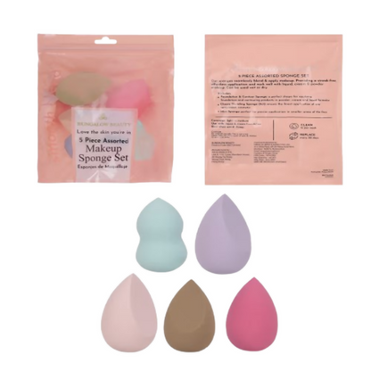 BUNGALOW BEAUTY Makeup Blending Sponge - Pack of 5
