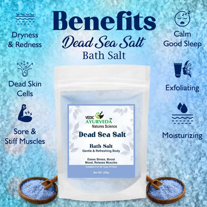 VedicAyurveda Dead Sea Salt and Lavender Bath Salt