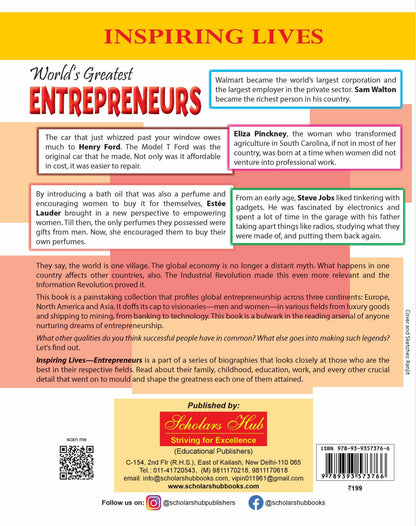 Inspiring Lives- World'S Greatest Entrepreneurs