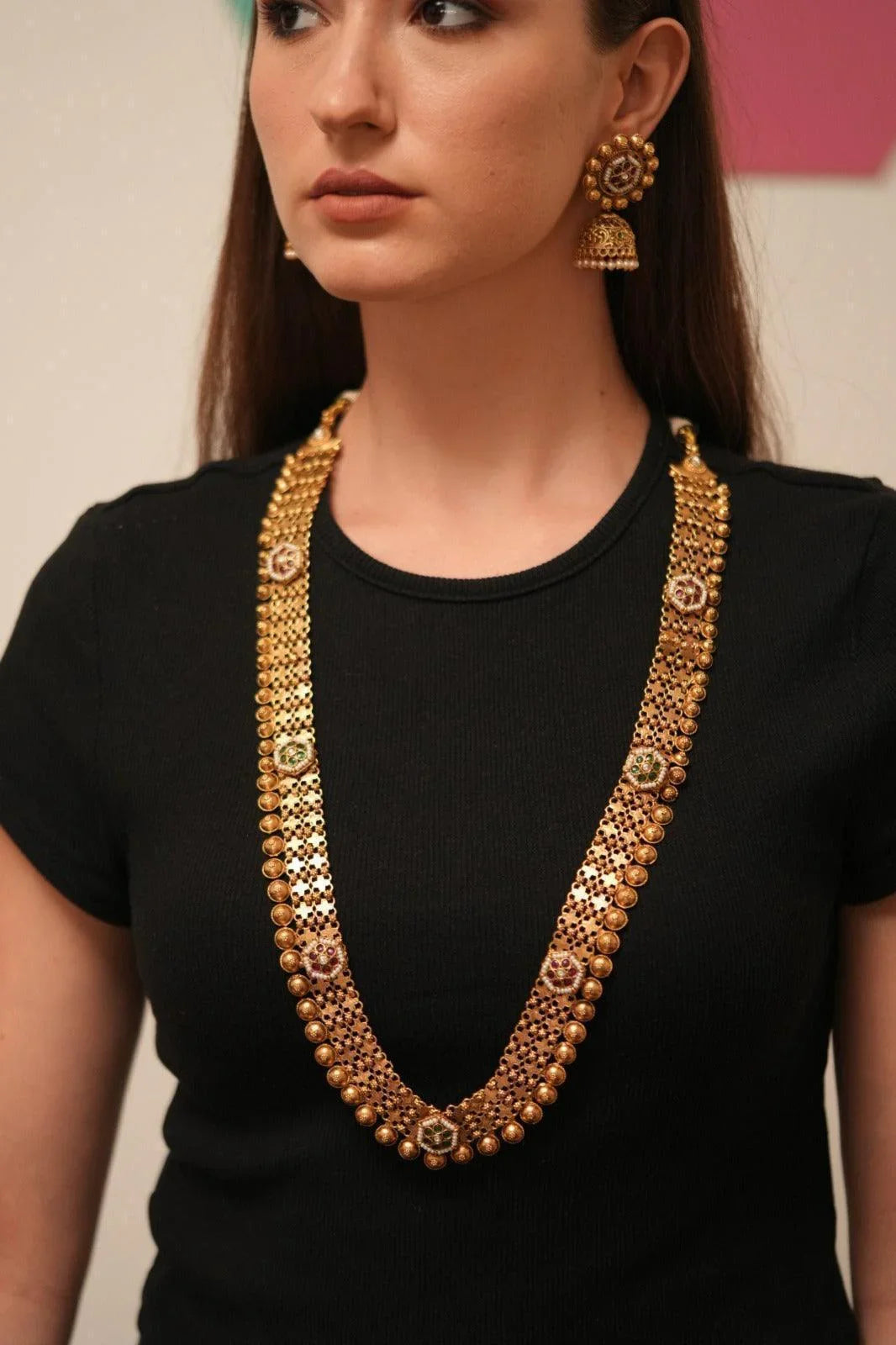 Janki Long Haar with Gold Jhumkis | Sone pe Suhaga Collection