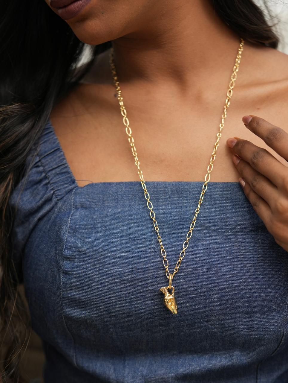 Wealth and Health Jar Necklace