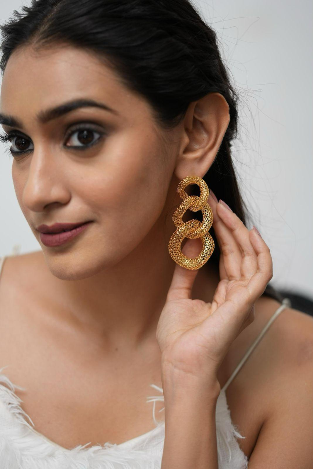 Eloise Oversized Party Wear Western Earrings