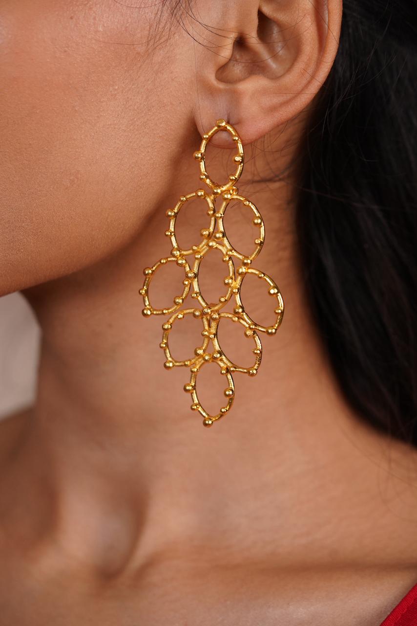 Gold Boho Chick Dangler Earrings