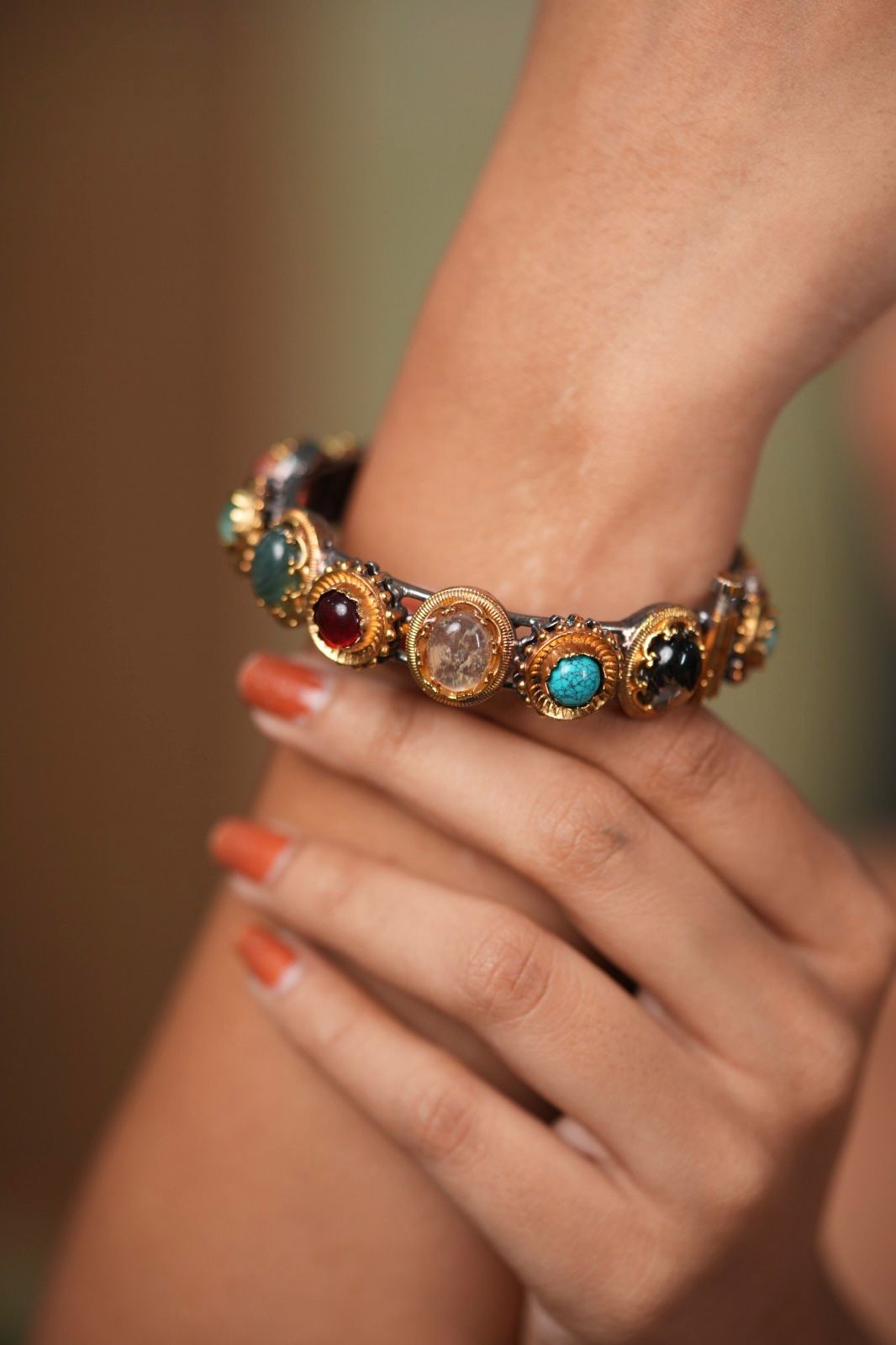 Constellation Sabhya Multi Colour Kada | GemZ