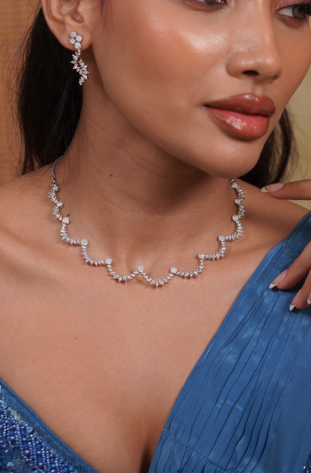 Celebration Diamond Delicate Necklace Set
