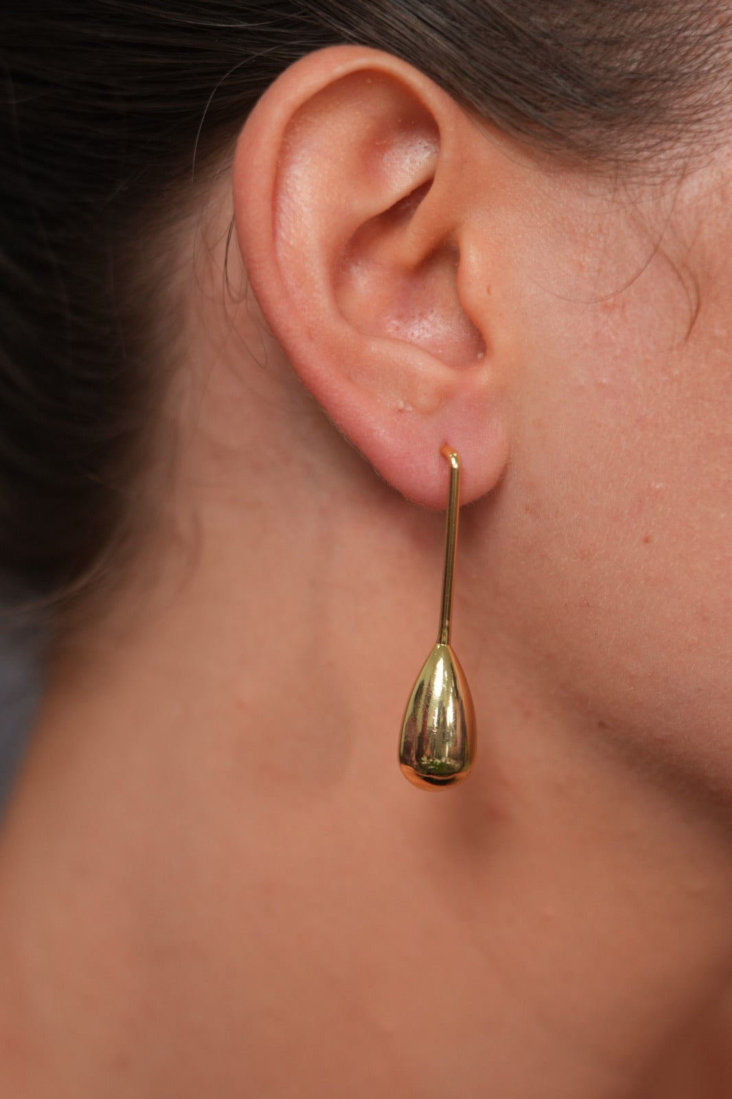 Dubai Dusk Gold Party Wear Western Earrings