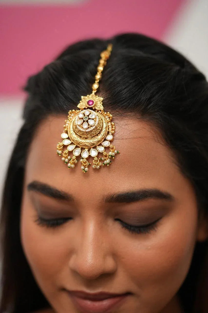 Saanvi Indian Gold Maangtika | Sone Pe Suhaga Collection