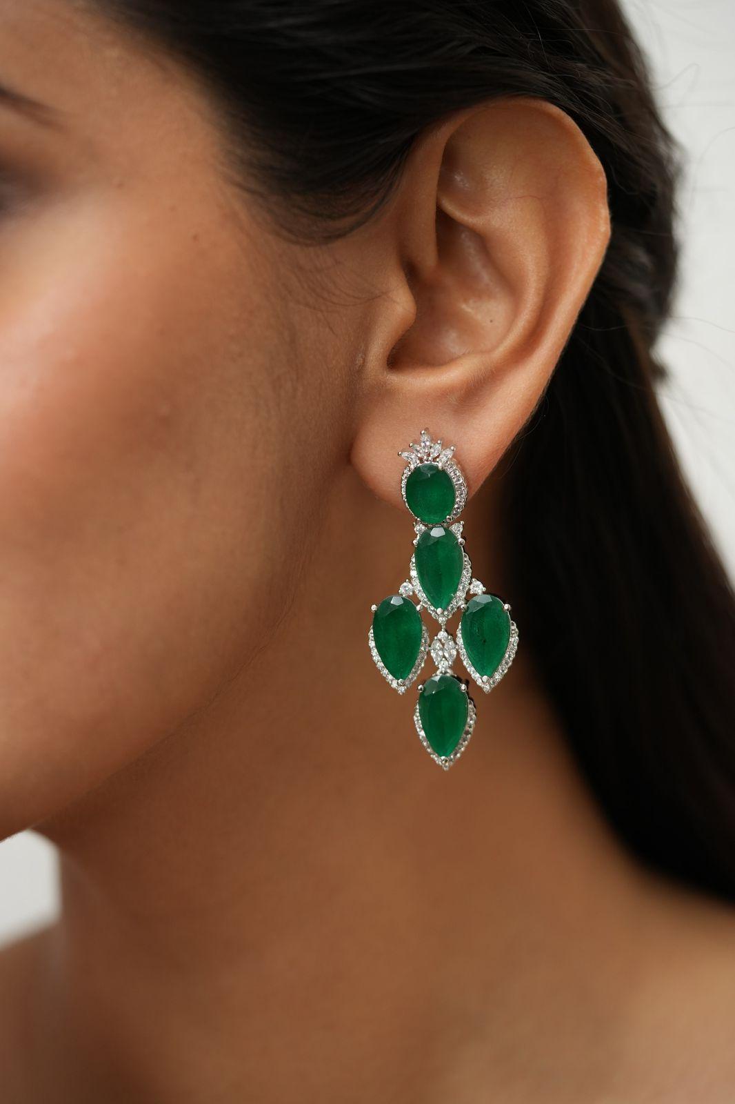 The Queen's Garden Diamond Mid Sized Earrings