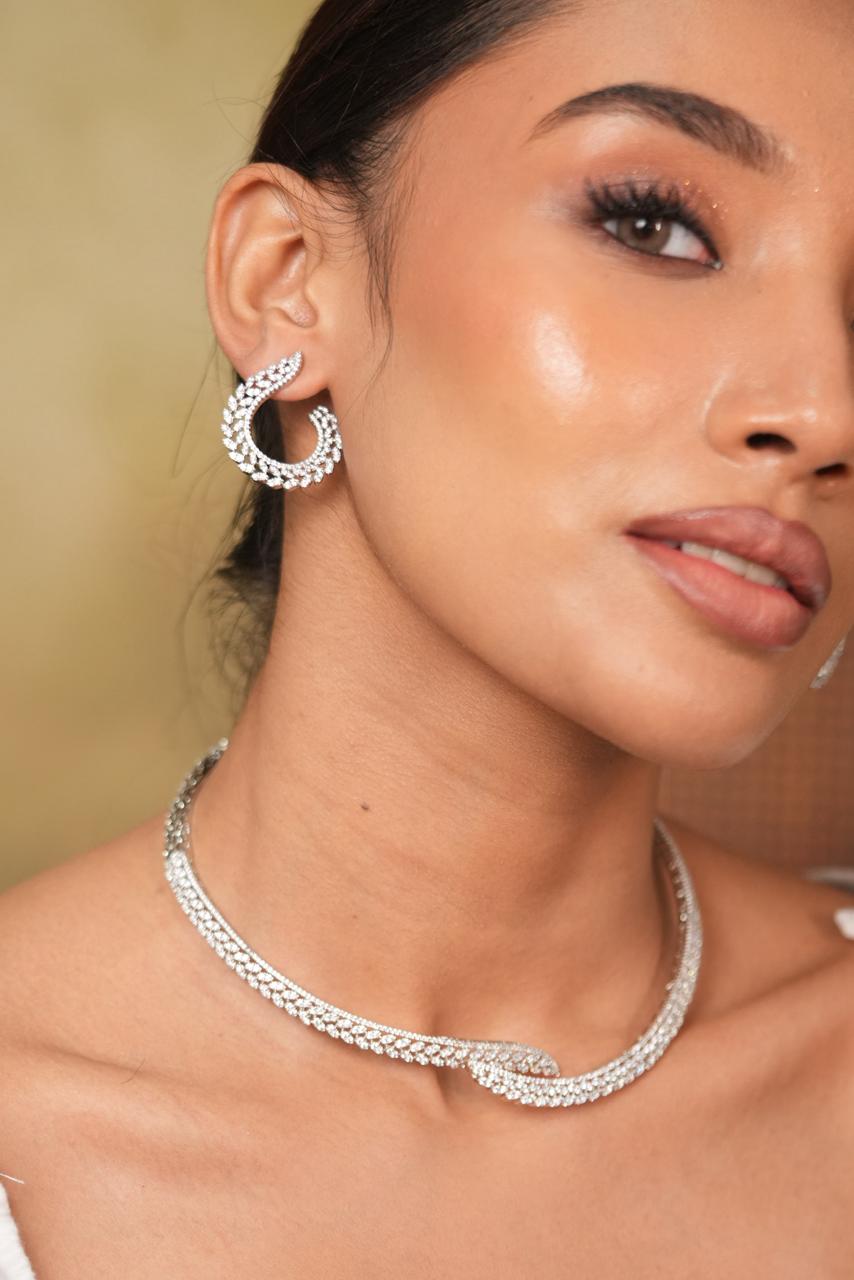 Florence Diamond Hasli Choker Set